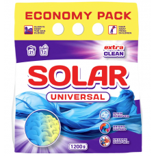 Пральний порошок SOLAR автомат 1200г Universal + д/ручного прання