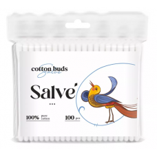 Ватні палички Salve 100шт. п/е уп.