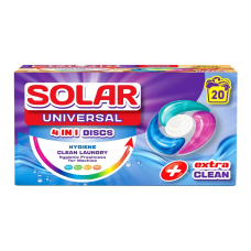 Засіб для прання капсули SOLAR 20шт Universal 