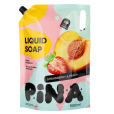 Мило рідке PINA 1500мл (дой-пак) Strawberry and peach 
