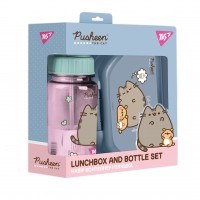 Набір YES 450145 Pusheen (ланч-бокс 360мл + пляшечка для напоїв 360мл) /450145/