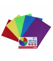 Фетр листовий (поліестер) 21х30см SANTI 743254 170г/м, яскраві кольори (м'який) (5арк.) (ціна за уп.) /743254/