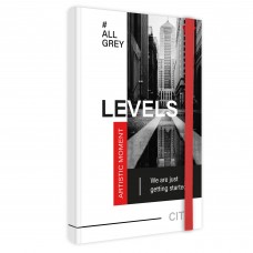 Книга канц. тв.пал. А4  96арк # офс. YES 152037 Artistic moment, на гумці /152037/