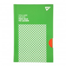 Блокнот YES Success is built Green А5 96 аркушів клітинка
