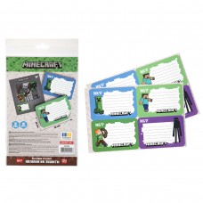 Наліпки YES 955504 Minecraft, для зошитів (8шт) /955504/