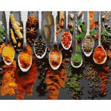 Алмазна мозаїка SANTI Світ спецій 40*50см на підрамнику