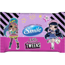 Серветки вологі Smile 24шт. L.O.L. SURPRISE! (7)