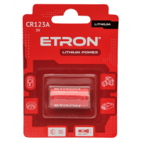 Батарейка ETRON CR123 Lithium Power  3V 1bl