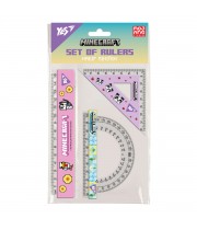 Набір лінійок 15см YES 370689 (3пр.) Minecraft.Spring /370689/