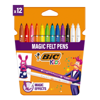 Фломастери BIC Kids 12кол. Magic карт.уп. /bc525438/
