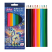 Олівці кольорові 12кол. ZiBi 2454 KIDS Line UNICORN тригранні, супер-м'які (24) /ZB.2454/
