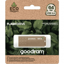 Флеш-накопичувач  64 Gb GoodRam Eco Friendly UME3 brown /UME3-0640EFR11/