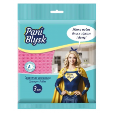 Серветка д/прибирання Pani Blysk целюлозна 3шт (18)
