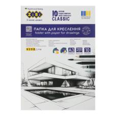 Папір для креслення А3 200г/м 10арк. ZiBi KIDS Line 1412 CLASSIC (10) /ZB.1412/