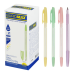 Ручка кулькова BUROMAX 8123-01 SIMPLE синя, корпус асорті (50) /BM.8123-01/