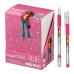 Ручка гелева ZiBi 2239 0,5мм SUPER GIRL "пиши-стирай" синя (24) /ZB.2239/