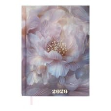 Щоденник датований 2026 BUROMAX А5 NOVEL 2103-57 пудровий (друкована обкл.) /BM.2103-57/