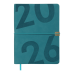 Щоденник датований 2026 BUROMAX А5 BEST 2126-06 бірюзовий /BM.2126-06/ Щоденник датований 2026 BUROMAX А5 BEST 2126-06 бірюзовий /BM.2126-06/