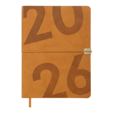 Щоденник датований 2026 BUROMAX А5 BEST 2126-28 бежевий /BM.2126-28/