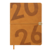 Щоденник датований 2026 BUROMAX А5 BEST 2126-28 бежевий /BM.2126-28/