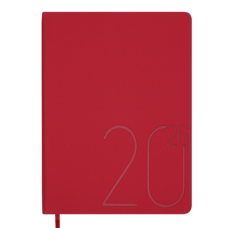 Щоденник датований 2026 BUROMAX А5 STEEL 2127-05 червоний /BM.2127-05/