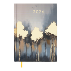 Щоденник датований 2026 BUROMAX А5 FILLING 2162-23 золотистий (друкована обкл.) /BM.2162-23/