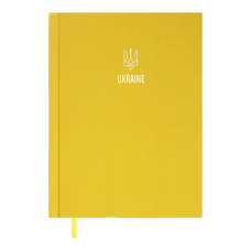 Щоденник датований 2026 BUROMAX А5 PATRIOT 2166-08 жовтий (друкована обкл.) /BM.2166-08/