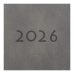 Щоденник датований 2026 BUROMAX А5 FORTUNA 21102-09 сірий /BM.21102-09/