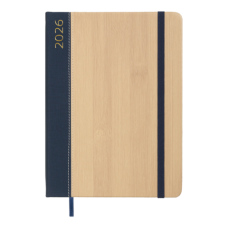 Щоденник датований 2026 BUROMAX А5 BARK 21144-02 синій /BM.21144-02/