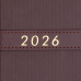 Щоденник датований 2026 BUROMAX А5 LEROY 21145-25 коричневий /BM.21145-25/