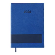 Щоденник датований 2026 BUROMAX А5 PRESTIGE 21147-02 синій /BM.21147-02/