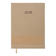 Щоденник датований 2026 BUROMAX А5 PRESTIGE 21147-28 бежевий /BM.21147-28/