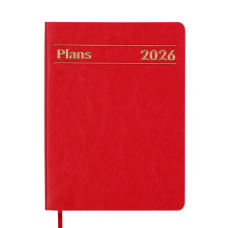 Щоденник датований 2026 BUROMAX А5 MEMORY 21151-05 червоний /BM.21151-05/