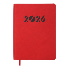 Щоденник датований 2026 BUROMAX А5 INVISIBLE 21154-05 червоний /BM.21154-05/