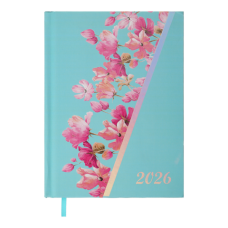 Щоденник датований 2026 BUROMAX А5 PASSION 21160-38 м'ятний (друкована обкл.) /BM.21160-38/