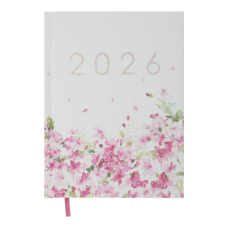 Щоденник датований 2026 BUROMAX А5 MELODY 21163-12 білий (друкована обкл.) /BM.21163-12/
