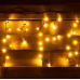 Електрогірлянда Novogod'ko вулична Бахрома, 150 LED, IP65, біл. тепл., чорний провід, 5,5