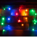 Електрогірлянда Novogod'ko вулична Бахрома, 80 LED, IP65, різнокольорова, чорн. пров., 5,5