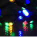 Електрогірлянда Novogod'ko вулична Бахрома, 80 LED, IP65, різнокольорова, чорн. пров., 5,5