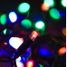 Електрогірлянда Novogod'ko вулична Бахрома, 80 LED, IP65, різнокольорова, чорн. пров., 5,5