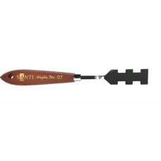 Мастихин металлический "Santi" HP-19, прямоугольный, длина 6,3 см