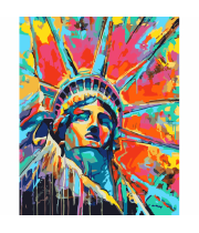 Картина по номерам SANTI Свобода 40*50 см
