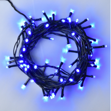Електрогірлянда Yes! Fun Нитка 70 LED, синя, 4,9 м, 8 режимів миготіння