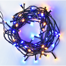 Електрогірлянда Yes! Fun Нитка 70 LED, жовто-синя, 4,9 м,8 режимів миготіння