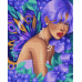 Алмазна мозаїка SANTI Лілова фея 40*50см на підрамнику ©pollypop92
