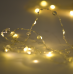 Гірлянда LED Yes! Fun на мідному дроті Перлини 20 LED тепло-біла 2,2 м на батарейках