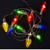 Гірлянда LED Yes! Fun на мідному дроті Шишки 10 LED тепло-біла 1,65 м на батарейках