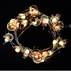 Гірлянда LED Yes! Fun на мідному дроті Сніговики 20 LED тепло-біла 2,2 м на батарейках