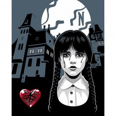 Картина за номерами ТМ SANTI Венздей Академія Невермор 40х50 см