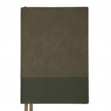 Щоденник датований 2026 Leo Planner А5 Velvet 252637 темно-зелений /252637/